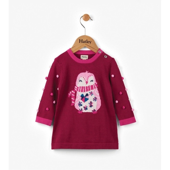 Hatley Cozy Penguin Mini Sweater Dress -
Baby Girl - Picture 1 of 5